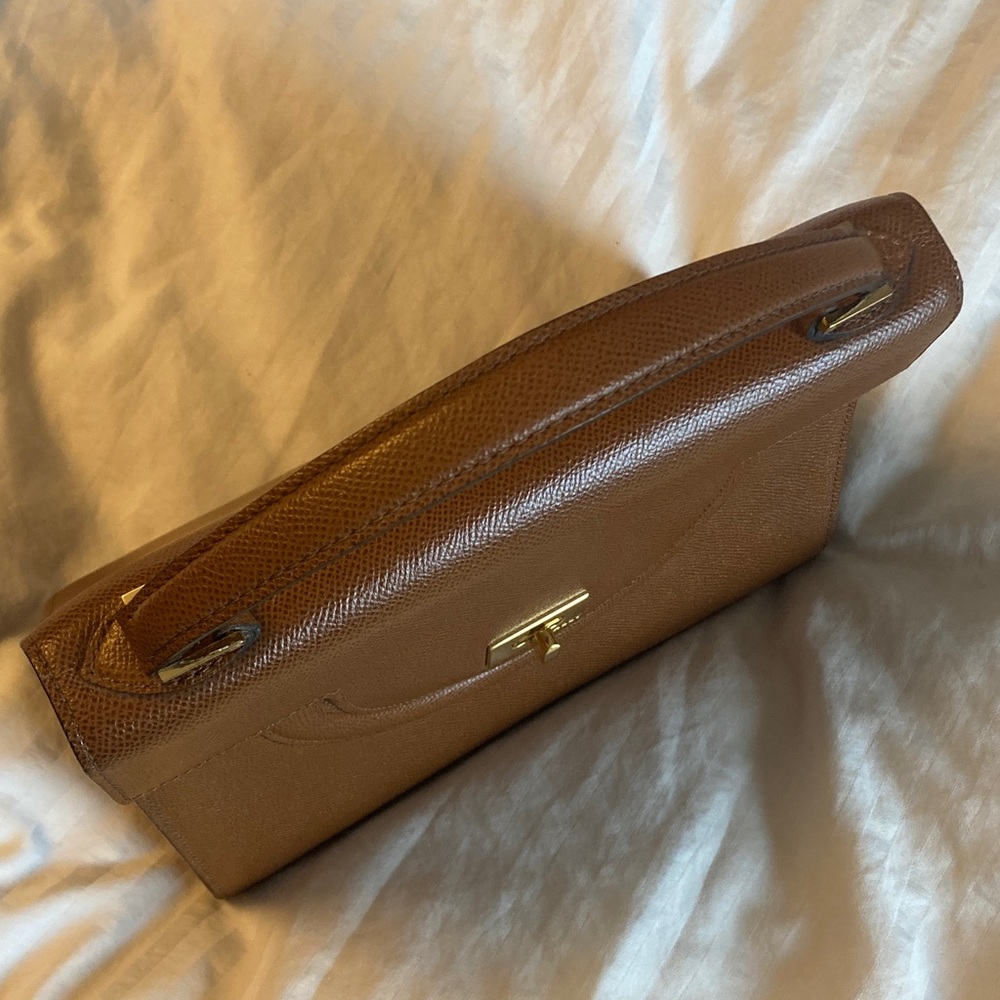 Bally Brown Leather Top Handle Bag - Picture 16 of 17